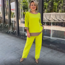 Conjunto Fontenelle Calça + Blusa Manga Longa / Perfeito para Qualquer Momento