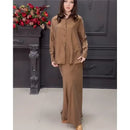 Conjunto Antonella Vestido + Camisa Manga Longa / Perfeito para Qualquer Momento