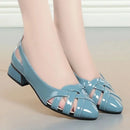 Sandálias Lívia Ortopédica em Couro Salto 4cm/Sofisticação e Conforto para Todas as Ocasiões!