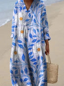 Maitê | Vestido Midi Longo Boho em Patchwork