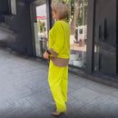 Conjunto Fontenelle Calça + Blusa Manga Longa / Perfeito para Qualquer Momento