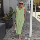 Vestido Manga Curta Noronha/ Conforto e Estilo Para o Seu dia a dia.