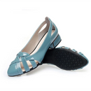 Sandálias Lívia Ortopédica em Couro Salto 4cm/Sofisticação e Conforto para Todas as Ocasiões!