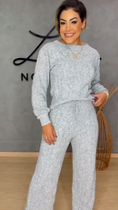 Conjunto Santinni em Tricot | Blusa + Calça [PROMOÇÃO OUTONO INVERNO]