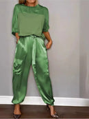 Conjunto Calça e Blusa Melina / Para a Mulher Moderna